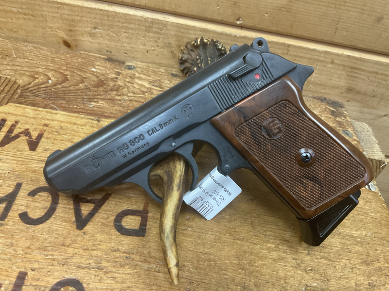SRS Pistole RÖHM RG800, Kal.8mmK. in original Schachtel, Neuwertig! PTB414 – Bild 3