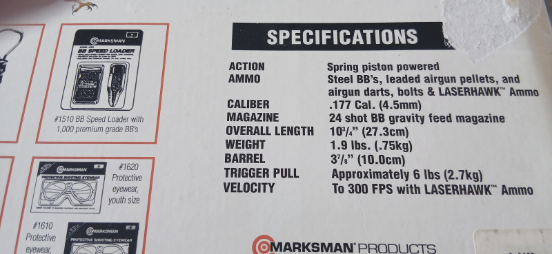 Marksman 2002 Air Pistol – pilt 5