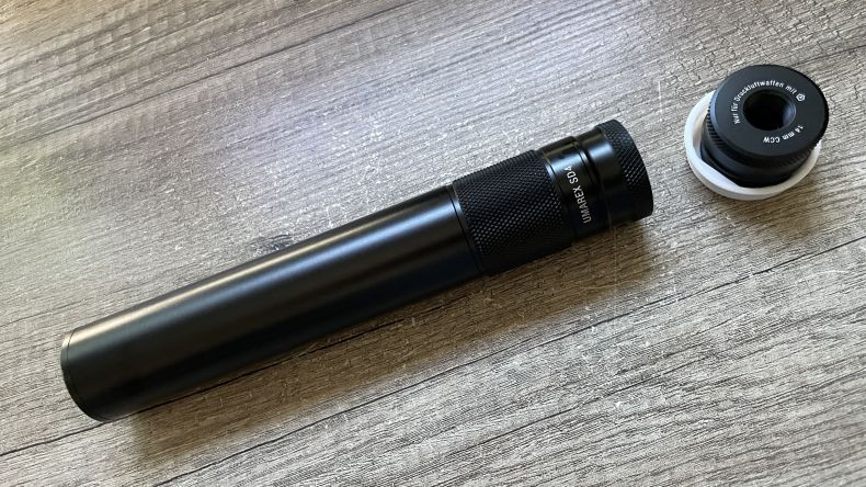 Umarex SD4 Schalldämpfer 14 mm CCW / 1/2"-20 UNF 4,5mm/5,5mm/6,35mm – nuotrauka 2