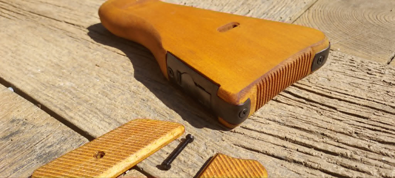 GewehrSchäft Stg 44 , kolben mit griffschale,frühes Modell,- TOP Repro !!! – Bild 4