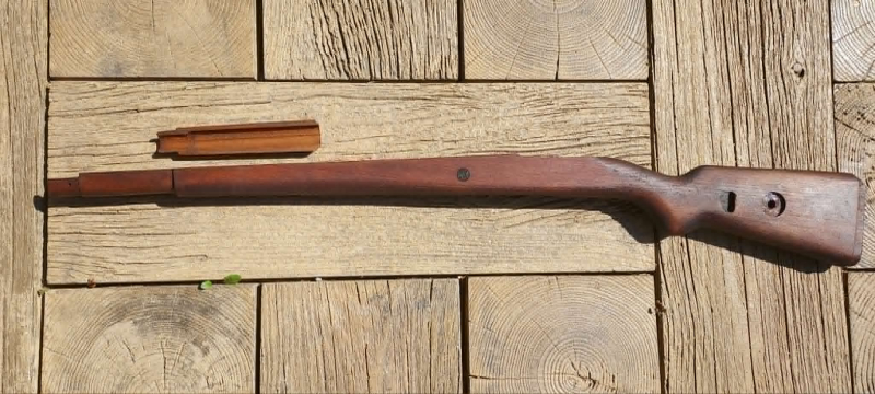 GewehrSchäft Mauser K 98 , kolben TOP Repro,in einer dunklen Farbe !!! – Bild 4