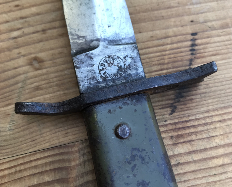 Grabendolch, aufpflanzbar, DEMAG mit sächsischem Truppenstempel !sehr selten, WK1! – nuotrauka 6
