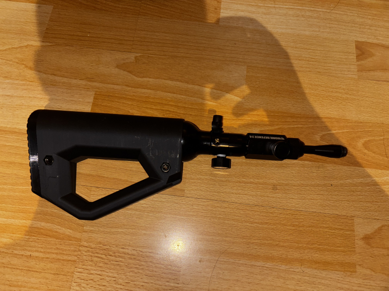 Sniper Buttstock KIT Long + 1100 PSI HPA Flasche + ON/OFF Adapter (mit Rechnung) – Bild 4