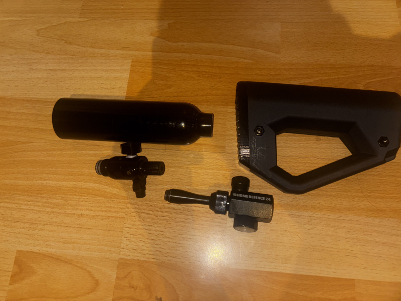 Sniper Buttstock KIT Long + 1100 PSI HPA Flasche + ON/OFF Adapter (mit Rechnung) – Bild 3