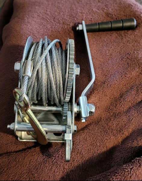 Handseilwinde 350 kg / 10 m – neu – attēls 2