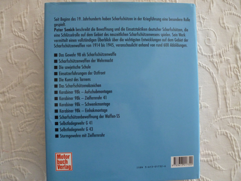 Peter Senich: Deutsche Scharfschützenwaffen 1914-1945, top Zustand – Bild 2