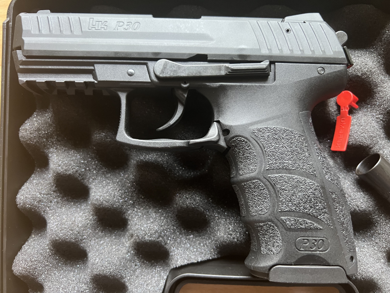 Heckler & Koch P30 Schreckschusspistole 9 mm P.A.K. – Ungeschossen aus Vitrinenauflösung – billede 2