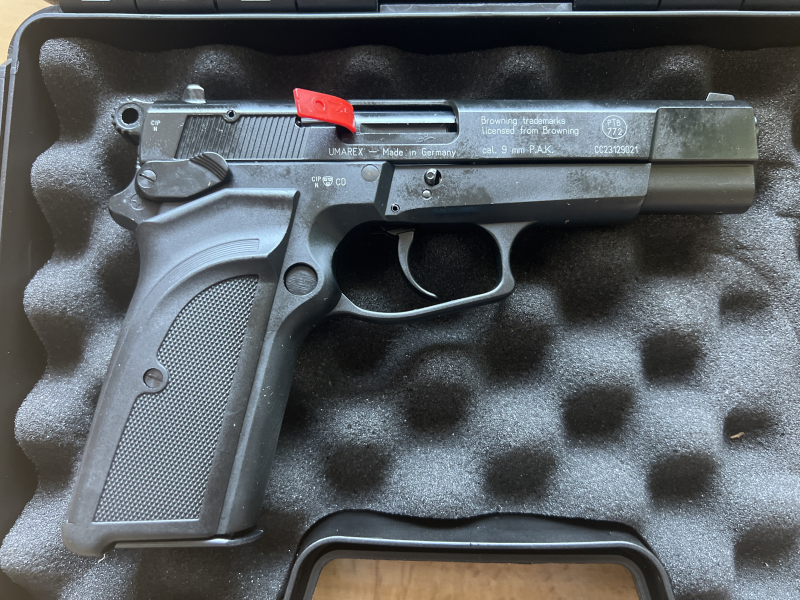 Browning GPDA 9 Schreckschusspistole 9 mm P.A.K. – Ungeschossen aus Vitrinenauflösung – Bild 2