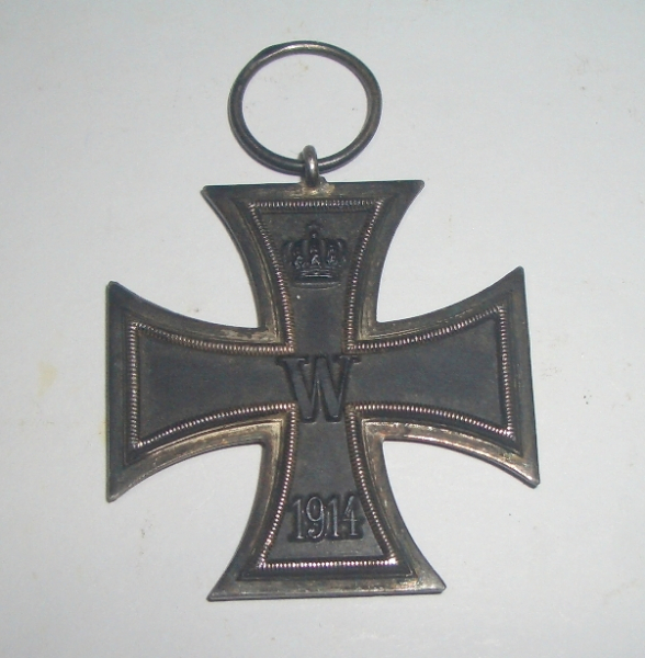 ORIGINAL 1 WK Eisernes Kreuz 2. Klasse EKII 1914 MIT SCHÖNER VERLEIHUNGSURKUNDE – Bild 2