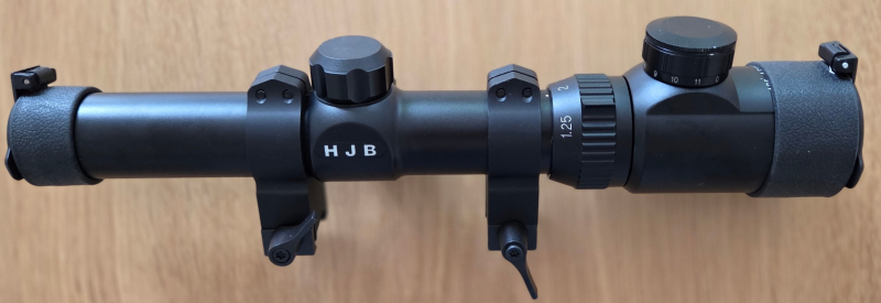 Bauer HJB Zielfernrohr 1,25-4,5 x 26, Rotpunkt, gebraucht – stampa 5