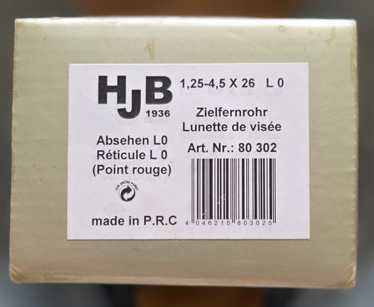 Bauer HJB Zielfernrohr 1,25-4,5 x 26, Rotpunkt, gebraucht – stampa 2