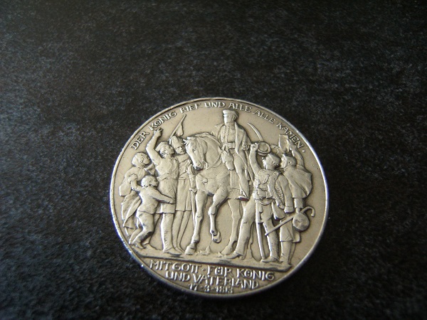 Silbermünze Deutsches Reich 3 Mark Adler u. Schlange – Bild 2