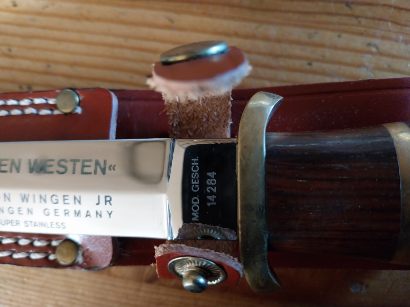 Sammlermesser Anton Wingen Othello "Golden Westen" – Bild 3
