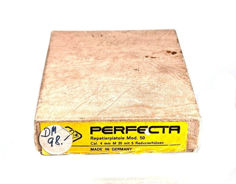 Repetierpistole, PERFEKTA (Mayer & Riem) Modell 50, 4mmM20, mit Zubehör – Bild 3