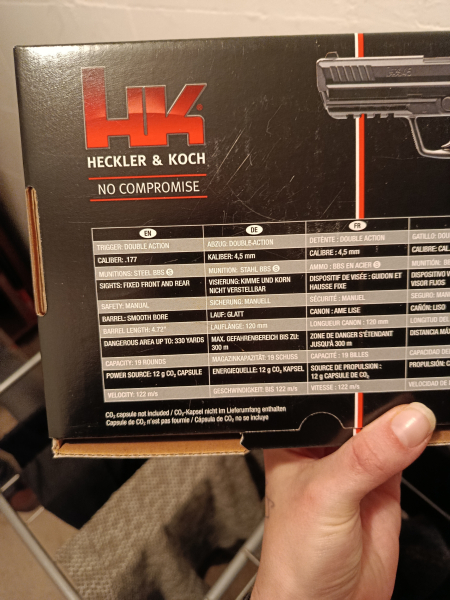 Umarex CO2-Waffenpaket - Colt Python&HK45 - unbenutzt - inkl. Zubehör – Bild 6