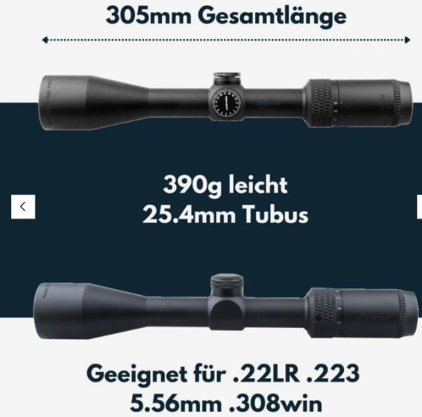 Vector Optics Zielfernrohr SCOM-27 Matiz 3-9x40 Duplex SFP - Montage für 21mm Picatinny/Weaver – afbeelding 2