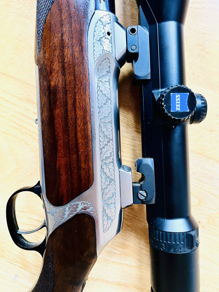 Sauer 202 mit stilvoller Eichenlaub-Gravur – Bild 2