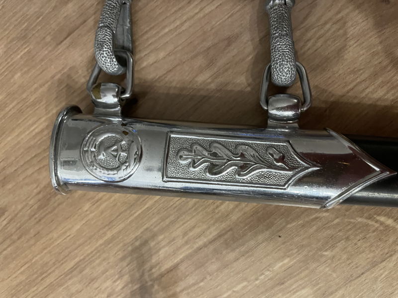 NVA Offiziersdolch DDR mit Gehänge – original Ehrendolch, guter Zustand – Bild 2