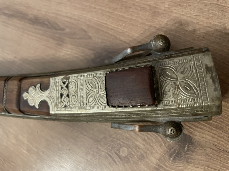 Jambiya Krummdolch mit verzierter Scheide – traditionelle arabische Blankwaffe – Sammlerstück – Bild 5