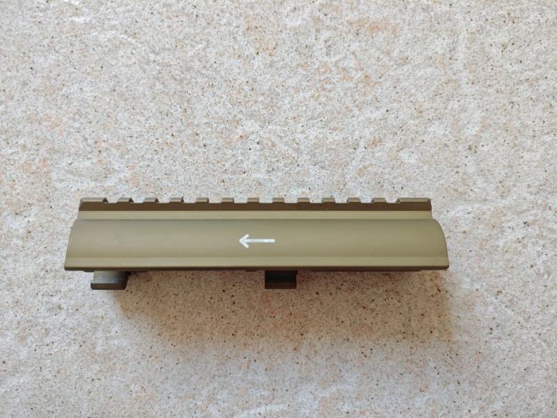 Heckler & Koch MP5 Spannschiene, SP5, Picatinny, STANAG, RAL8000, Visierschiene, Optikmontage – Bild 2