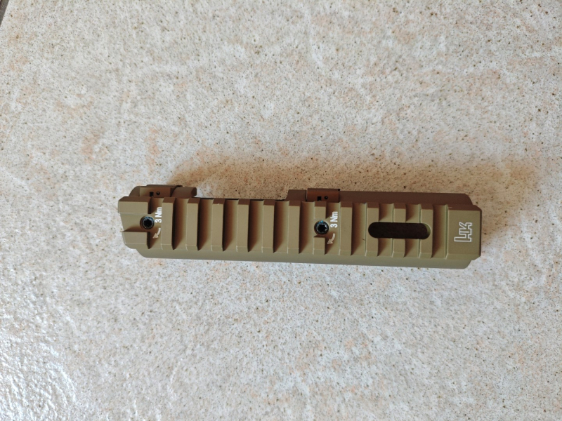 Heckler & Koch MP5 Spannschiene, SP5, Picatinny, STANAG, RAL8000, Visierschiene, Optikmontage – Bild 3