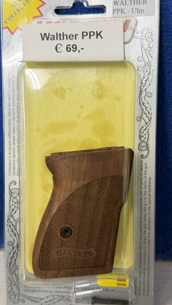Griffschalen aus feinstem Nussbaumholz für Walther PPK – billede 1