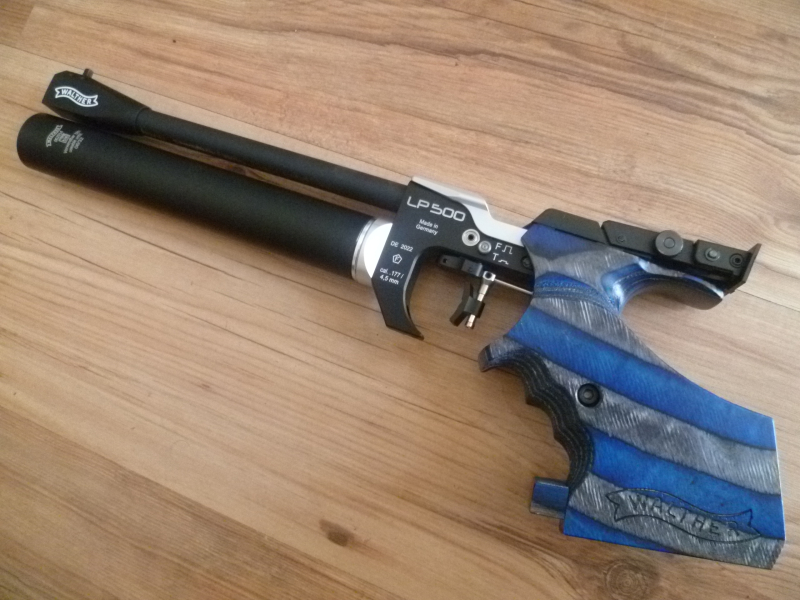 Matchluftpistole Walther LP 500 M Blue Angel – Bild 4