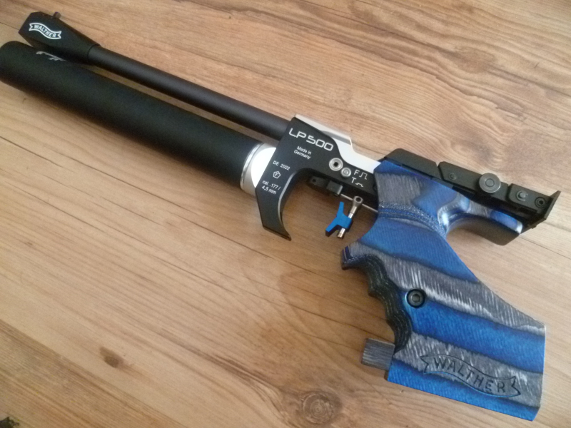 Matchluftpistole Walther LP 500 M Blue Angel – Bild 4