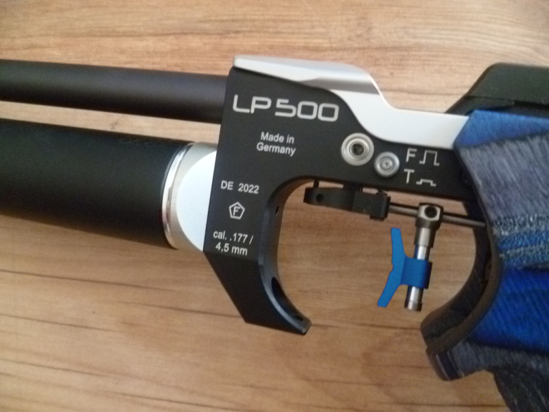 Matchluftpistole Walther LP 500 M Blue Angel – Bild 5