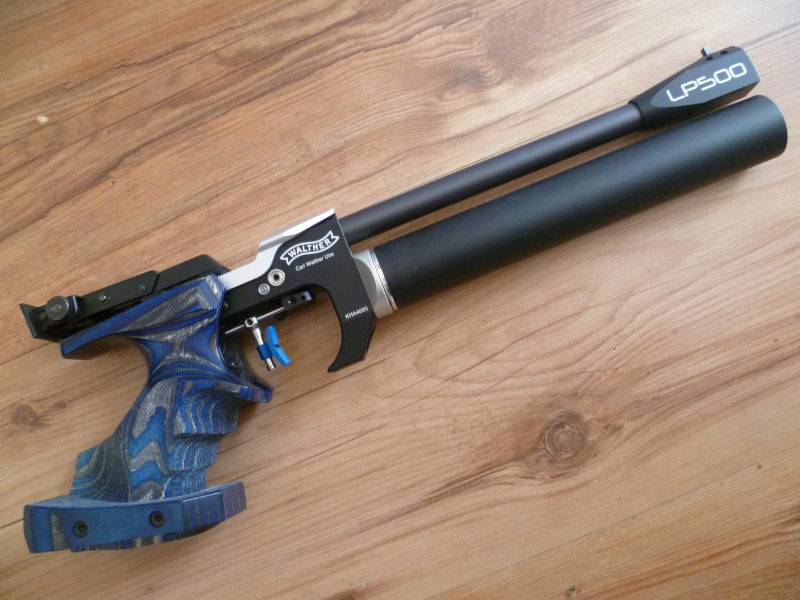 Matchluftpistole Walther LP 500 M Blue Angel – Bild 2