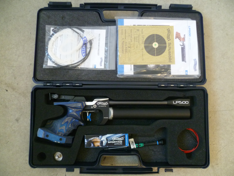 Matchluftpistole Walther LP 500 M Blue Angel – Bild 1