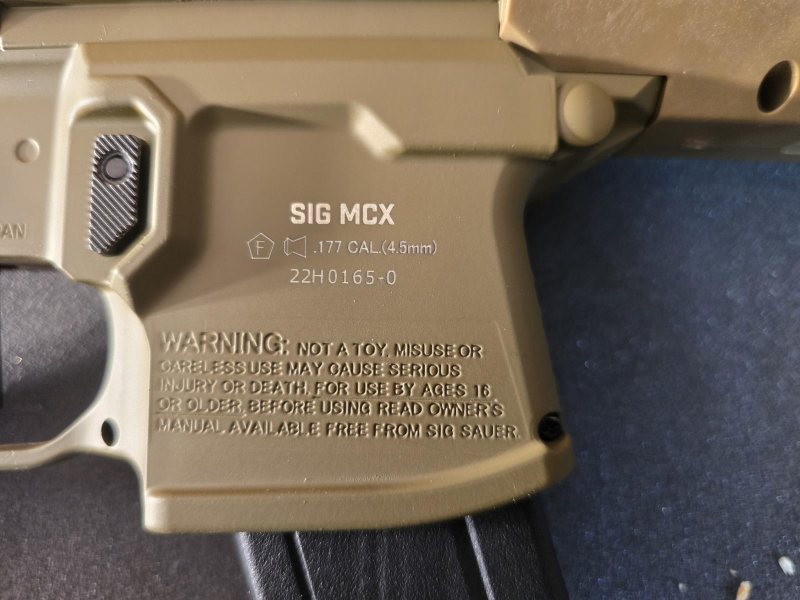 CO2 Gewehr Sig Sauer MCX Kaliber 4,5 mm Diabolo – Bild 3
