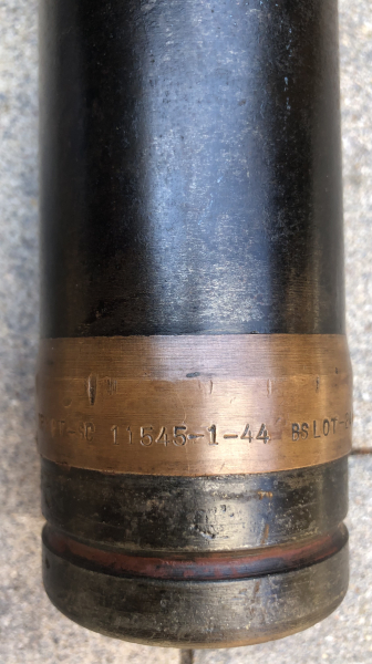 Englische 6-Pfünder-57mm-Granate wk2 DEKO – bild 3