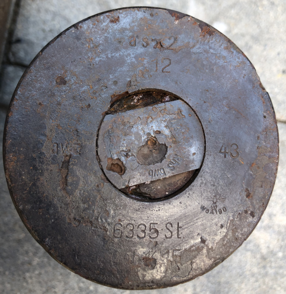 Deutsche 7,5cm Geb K 15 Granate DEKO WK2 – Bild 3