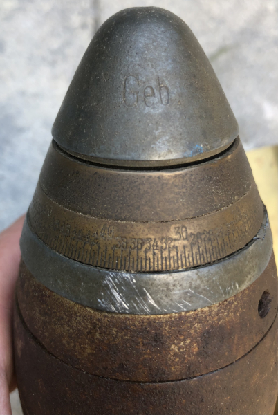 Deutsche 7,5-cm-Feldkanone Granate WK1 DEKO – Bild 3