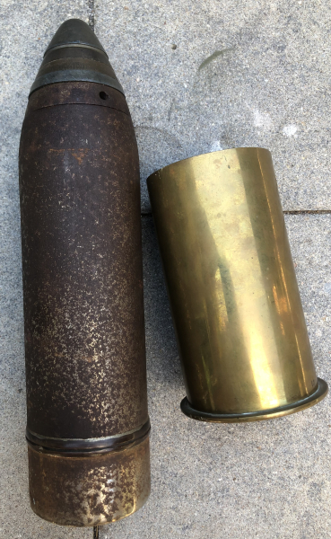 Deutsche 7,5-cm-Feldkanone Granate WK1 DEKO – Bild 2