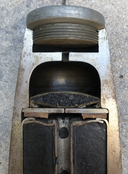 Englische 88mm 25-Pfund-Rauchgranate WK2 DEKO – Bild 3