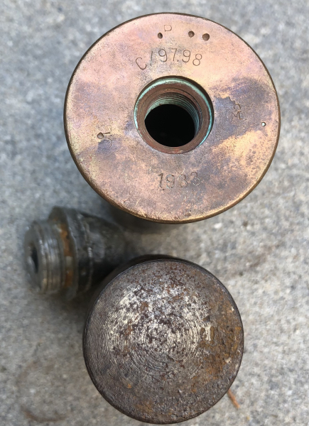 Deutsche 3,7 cm Abkomm Granate DEKO WK2 (1) – Bild 3