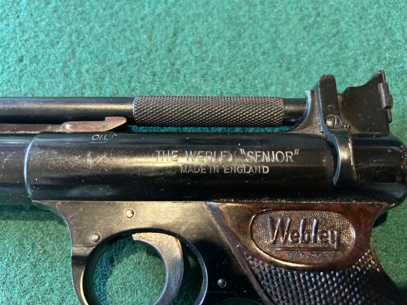 Webley Senior kal 4,5mm, Luftpistole – Bild 5