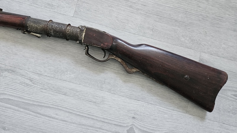 Rarität, sehr altes Luftgewehr, Unterhebelspanner – Bild 3