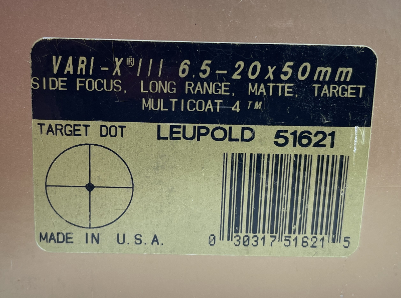 Leupold Vari-X III 6,5-20x50 Long Range – Bild 3