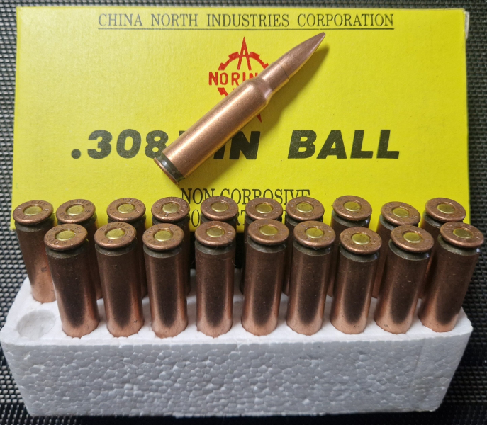 200 Schuss Norinco .308 Win. 7,62 x 51 FMJ 147gr. – Bild 2