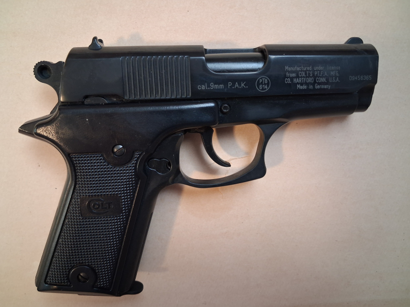 Colt Double Eagle, 9mm P.A.K. Top Zustand, mit Holster. – Bild 2
