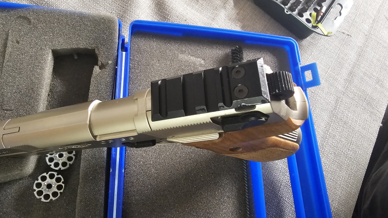 Co2 Pistole Umarex Walther CP88 Competition mit Alu Picatinny Schiene Generalüberholt – Bild 3