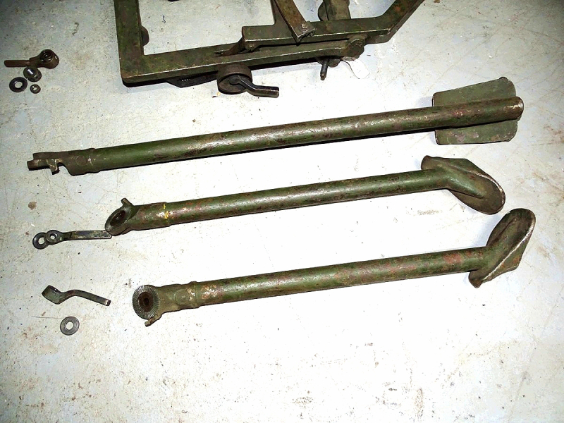 MG 37(t) Feldlafette 2. Weltkrieg, klappbar – Bild 4