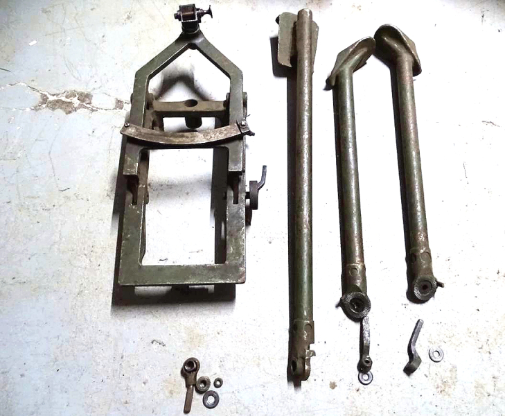 MG 37(t) Feldlafette 2. Weltkrieg, klappbar – Bild 3