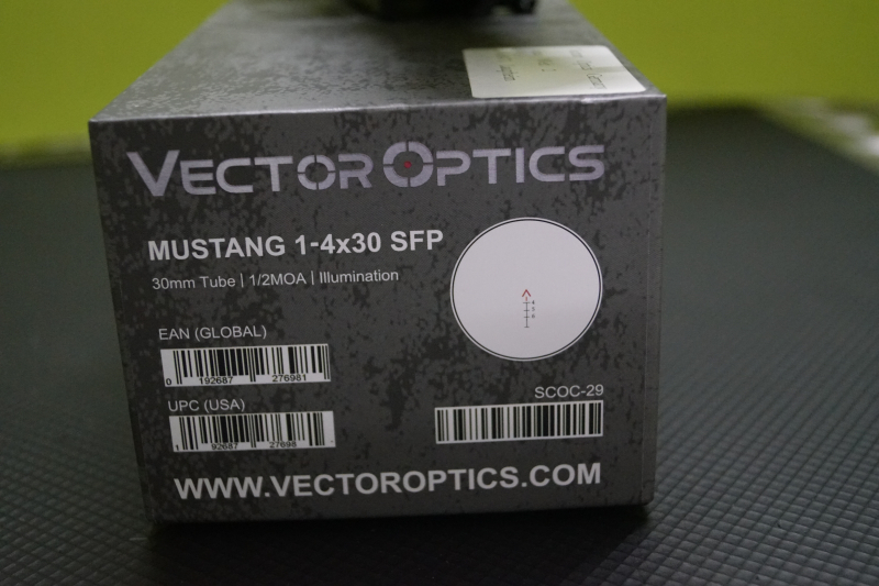 Zielfernrohr Vector Optics Mustang 1-4x30 SFP – Bild 5