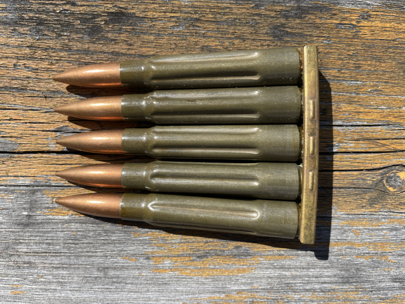 Exerzierpatronen auf Ladestreifen 8x57 – Bild 1