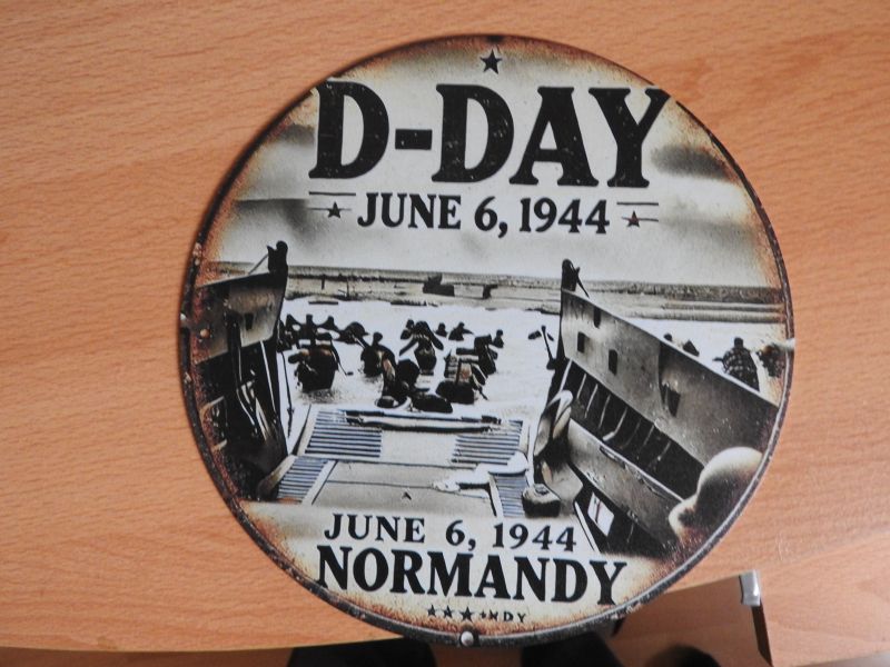 Erinnerungsschild an den D-Day, Normandy 1944 – Bild 1