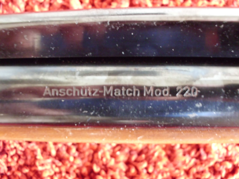 Luftgewehr Anschütz Match Modell 220 – stampa 5